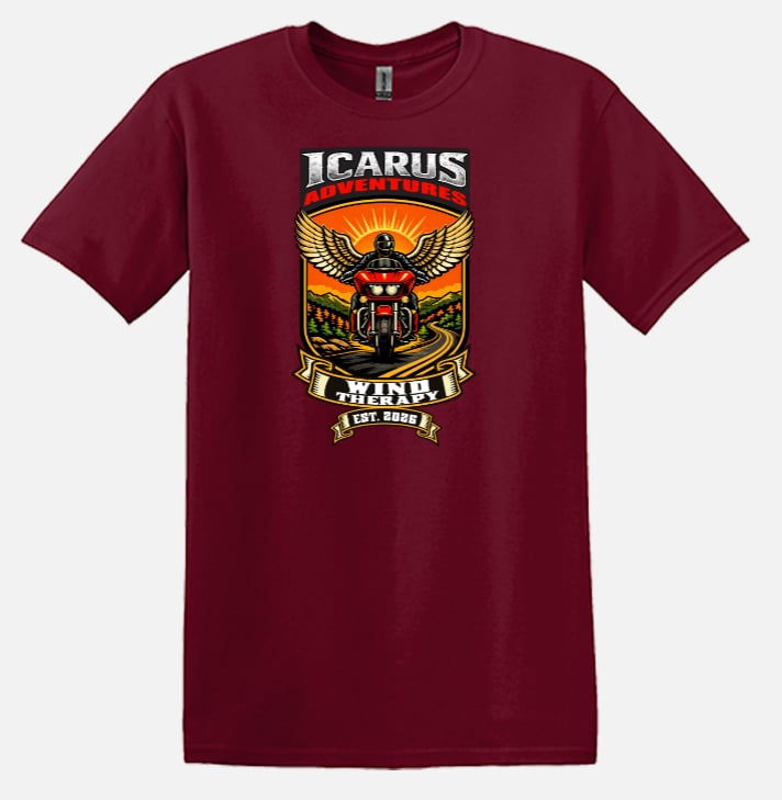 Icarus Adventures Wind Therapy Shirt (Deep Red)